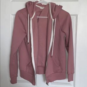 Pretty pink zip up